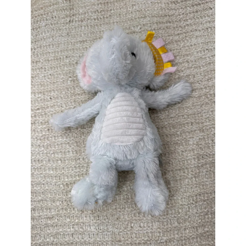 Make Believe Ideas Elephant Plush Gray Stuffed Animal Lovey Kids Nursery Decor